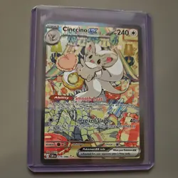 Cinccino ex 119/086 Chaos Rising SIR Near Mint English Pokemon TCG NM - Image 1