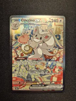 Cinccino EX 119/086 SIR - Mega Evolution - Chaos Rising - Pokemon TCG - Image 1