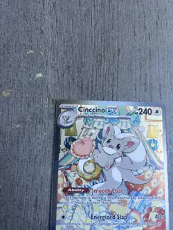 Pokemon TCG Cinccino EX SIR Chaos Rising 119/086 - Image 5