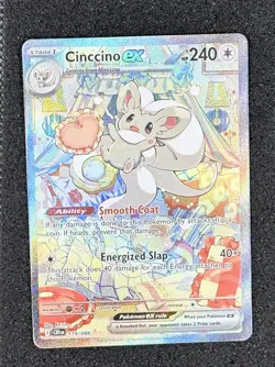 Pokemon TCG Cinccino EX SIR Chaos Rising 119/086 - Image 1