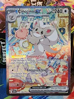 Pokemon TCG Cinccino Ex Chaos Rising SIR 119/086 (NM) ENGLISH - Image 1