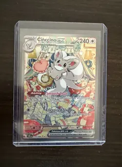 Pokemon TCG: Mega Evolution Chaos Rising SIR Cinccino ex 119/086 (NM) - Image 1