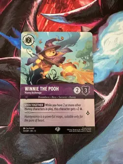 Winnie the Pooh Hunny Archmage Epic 212/207 Attack of the Vine Disney Lorcana NM - Image 1