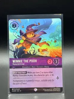 Disney Lorcana Winnie the Pooh Hunny Archmage EPIC attack of the vine! 212/207 - Image 4