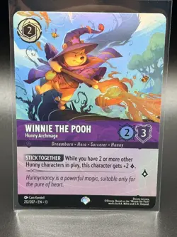 Disney Lorcana Winnie the Pooh Hunny Archmage EPIC attack of the vine! 212/207 - Image 5