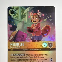 Meilin Lee - Losing Control 210/204 Epic Holo Attack of the Vine! Disney Lorcana - Image 3