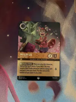 Disney Lorcana TCG Meilin Lee - Losing Control 210/204 Foil English - Image 2