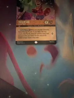 Disney Lorcana TCG Meilin Lee - Losing Control 210/204 Foil English - Image 4