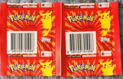 1999 Topps Merlin Pokemon Stickers Factory Sealed 2 Booster Packs - Image 2