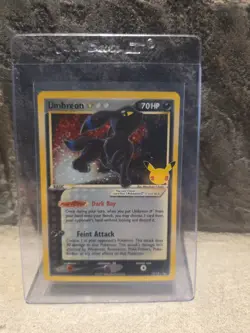 Umbreon Star 17/17 Celebrations: Classic Collections Pokemon Holo NM - Image 1