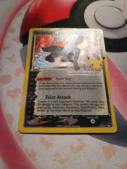 Pokemon Umbreon 17/17 Celebrations 25th Anniversary Holo Gold Star 2021 NM - Image 5
