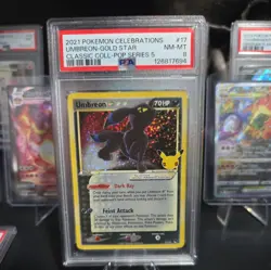 Umbreon gold Star Celebrations: #17 (2021) Classic Collection Holo NM Pokemon - Image 1