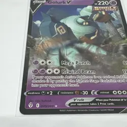 Pokemon TCG - Golurk V - 070/203 - SWSH Evolving Skies - Half Art Card - Image 3
