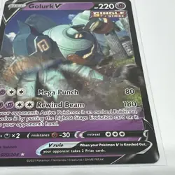 Pokemon TCG - Golurk V - 070/203 - SWSH Evolving Skies - Half Art Card - Image 4