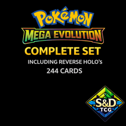 Mega Evolution Complete Set 244 Cards Reverse Holo NM Lot Full Set Pokemon TCG - Image 2