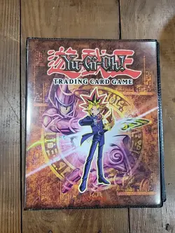 FREE SHIPPING RARE Yugioh Trading Card Game Binder 1996 Yugi VINTAGE - Image 1