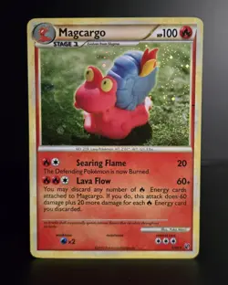 Pokemon TCG - MAGCARGO - 6/90 - HOLO - RARE - HGSS: UNDAUNTED (2010) - MP - Image 1