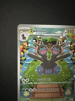 Pokemon TCG Zweilous 147/086 -Sv: 2025 White Flare -Illustration Rare Holo Card - Image 5