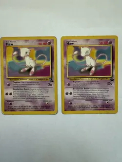 Vintage Pokemon WOTC Promo Lot – 6 Cards (Mew, Mewtwo & Pikachu) - Image 4