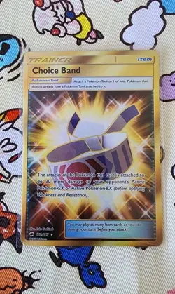 Pokemon Choice Band (Secret) SM - Burning Shadows 162/147 - Image 1
