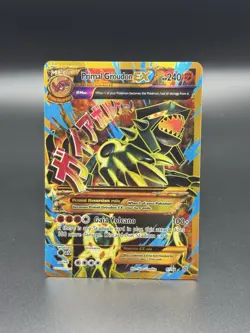 Pokemon Groudon EX Mega Primal Ancient Origins Card 97/98 - Image 1