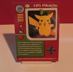 Topps Pokemon TCG Pikachu #25 TV Animation Edition TV2 Foil Card English - Image 3