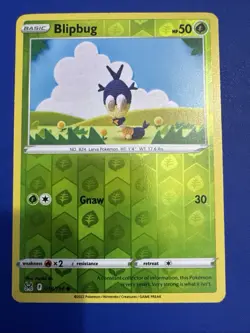 Blipbug 18/196 Lost Origin Reverse Holo Common Pokemon Card TCG Pokemon - Image 1