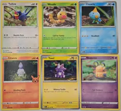 Pokemon TCG Artist Lot - 6 Unique Yuka Morii Cards - NM - Image 1