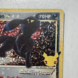Pokemon TCG Celebrations Umbreon Gold Star Classic Collection 17/17 Holo Rare NM - Image 3