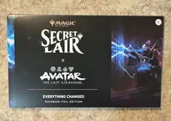 New! Sealed MTG Secret Lair Avatar: Everything Changed - Rainbow FOIL - Image 1