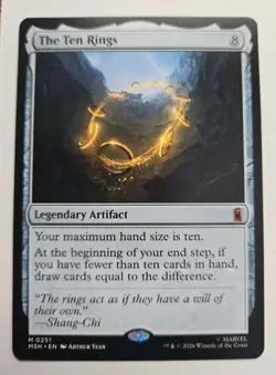 The Ten Rings 251 Mythic Marvel Super Heroes Magic: The Gathering Near Mint - Image 1