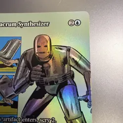 Simulacrum Synthesizer (Borderless) Marvel Universe Eternal-Legal (MAR) NM FOIL - Image 3