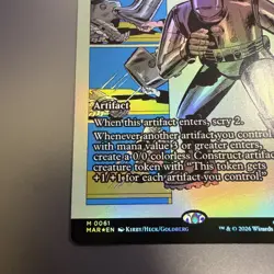 Simulacrum Synthesizer (Borderless) Marvel Universe Eternal-Legal (MAR) NM FOIL - Image 5