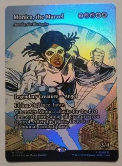 MTG: Monica, the Marvel - Aurelia, the Warleader (Borderless)Marvel Super Heroes - Image 1