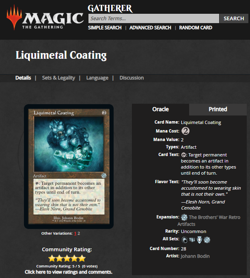 2022 MTG Magic the Gathering BRO Brother's War Retro Foil #28 Liquimetal Coating - Image 3