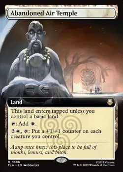 Abandoned Air Temple x1 1x FOIL Extended Art Avatar Last Airbender TLA NM MTG - Image 1