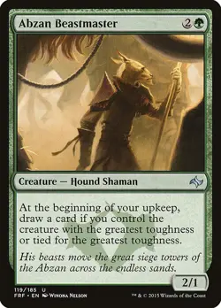 Abzan Beastmaster Foil Fate Reforged 119 NM MTG - Image 1