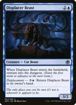 Displacer Beast Foil Adventures in the Forgotten Realms 54 NM MTG - Image 1