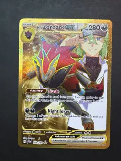 N's Zoroark ex 189/159 Sv09: Journey Together Holo Near Mint Nm Pokemon Tcg - Image 1