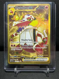 Skeledirge ex 272/193 Gold Hyper Rare Pokemon 2023 Paldea Evolved NM - Image 1