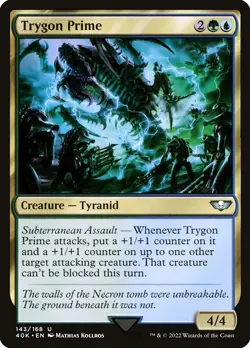 Trygon Prime NonFoil Warhammer 40,000 Commander 143 NM MTG - Image 1