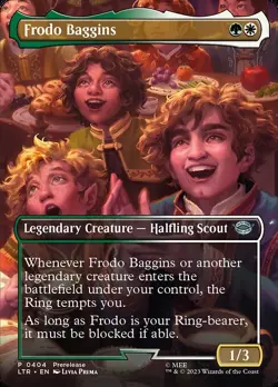 Frodo Baggins Foil The Lord of the Rings: Tales of Middle-earth 404 NM MTG - Image 1