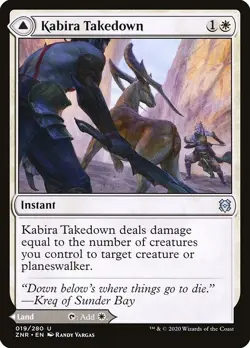 Kabira Takedown Foil Zendikar Rising 19 NM MTG - Image 1