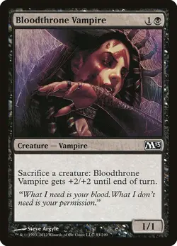 Bloodthrone Vampire Foil Magic 2013 83 NM MTG - Image 1