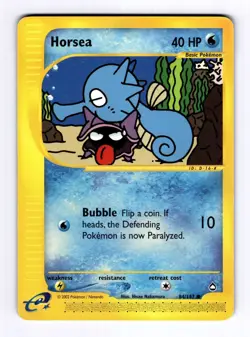 Horsea (84) Aquapolis #084 (2003) Common LP Pokemon - Image 1
