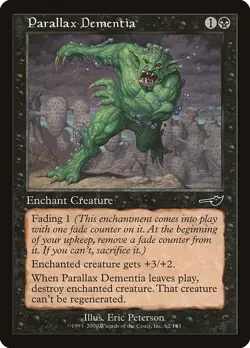 Parallax Dementia Foil Nemesis 62 NM MTG - Image 1