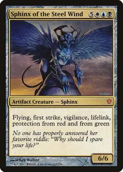 Sphinx of the Steel Wind NonFoil Commander 2013 217 NM MTG - Image 1