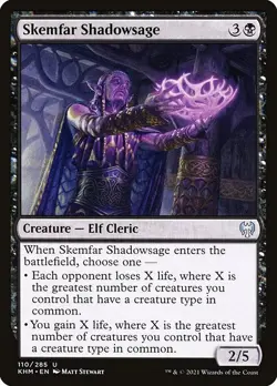 Skemfar Shadowsage Foil Kaldheim 110 NM MTG - Image 1