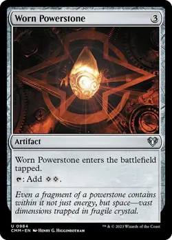 Worn Powerstone NonFoil Commander Masters 984 NM MTG - Image 1