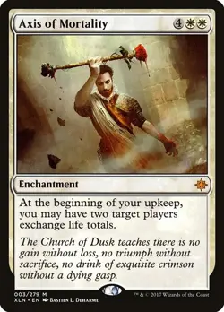 Axis of Mortality NonFoil Ixalan 3 NM MTG - Image 1